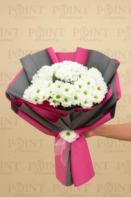 İthal Beyaz Papatyalar. 6 Dal. BKT0229