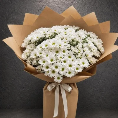Premium Beyaz Papatyalar Buca Çiçekçi BKT0025