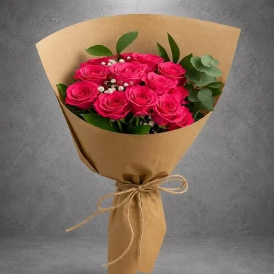Pembe Çardak Güller Buca Çiçekçi BKT0047