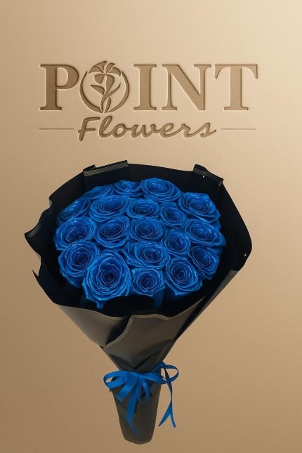 Mavi Gül Buketi 22 Dal BKT0046