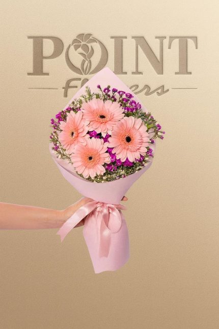 Pembe Gerbera ve Hüsnü Yusuf Buketi BKT0195