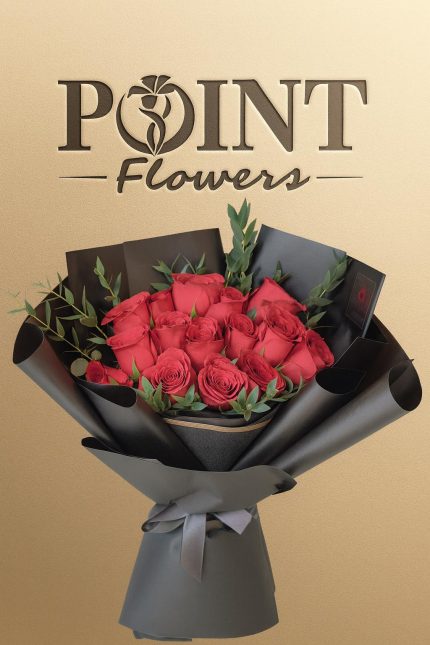 Kırmızı Gül Buketi. 15 Dal. BKT0017