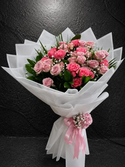 Soft Çardak Gül Buketi. Buca Çiçekçi. BKT0081