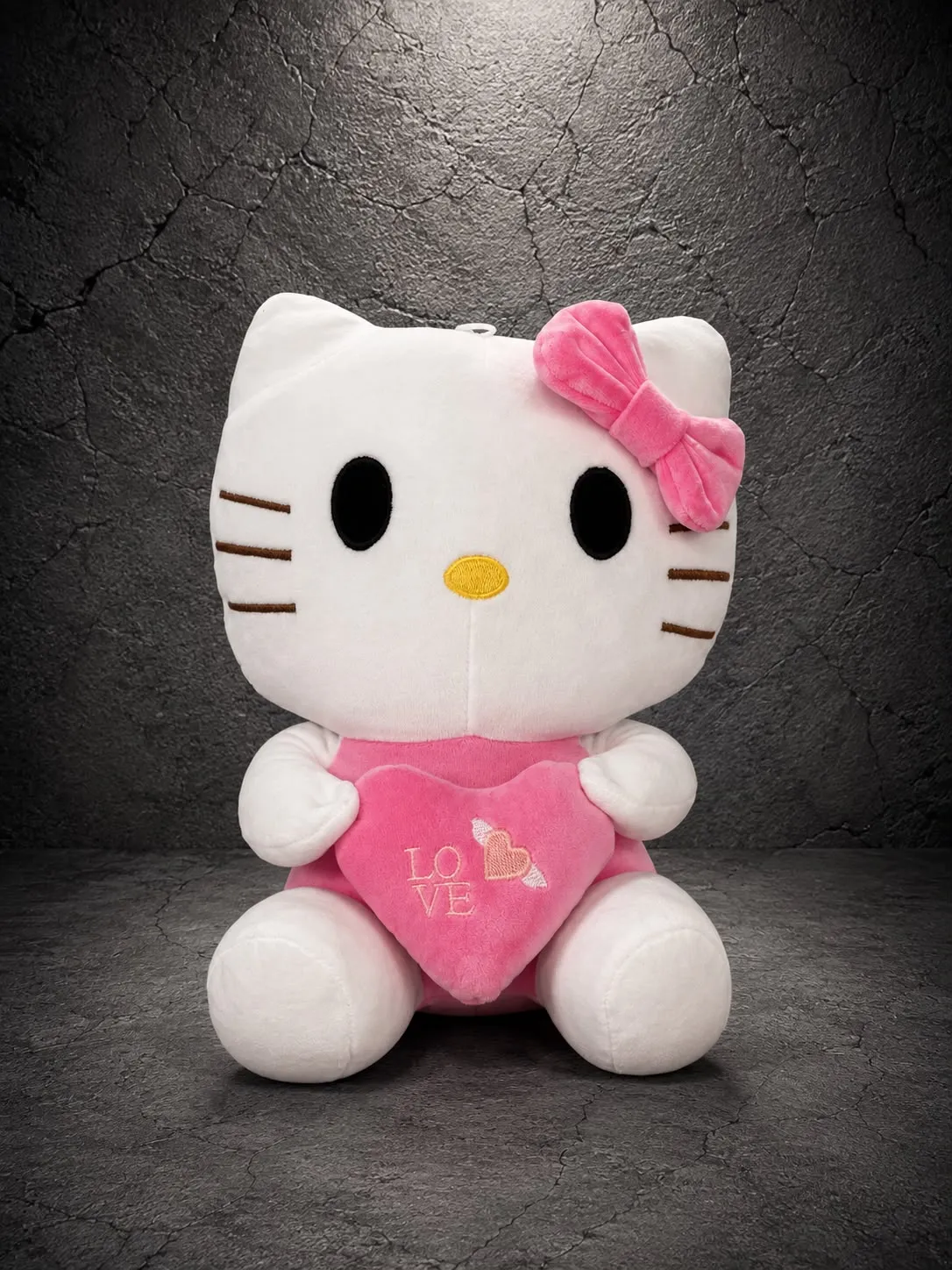 Pembe Fiyonklu Peluş Oyuncak 30 cm Pembe Fiyonklu Peluş Oyuncak 30 cm PLS0010 | Point Flowers Buca Çiçekçi